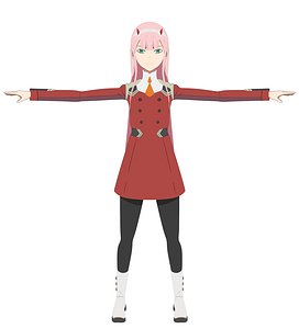 3D zero character model