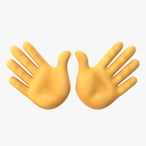open hands emoji 3D