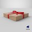 Wrapped Gift Box PBR 12 3D model