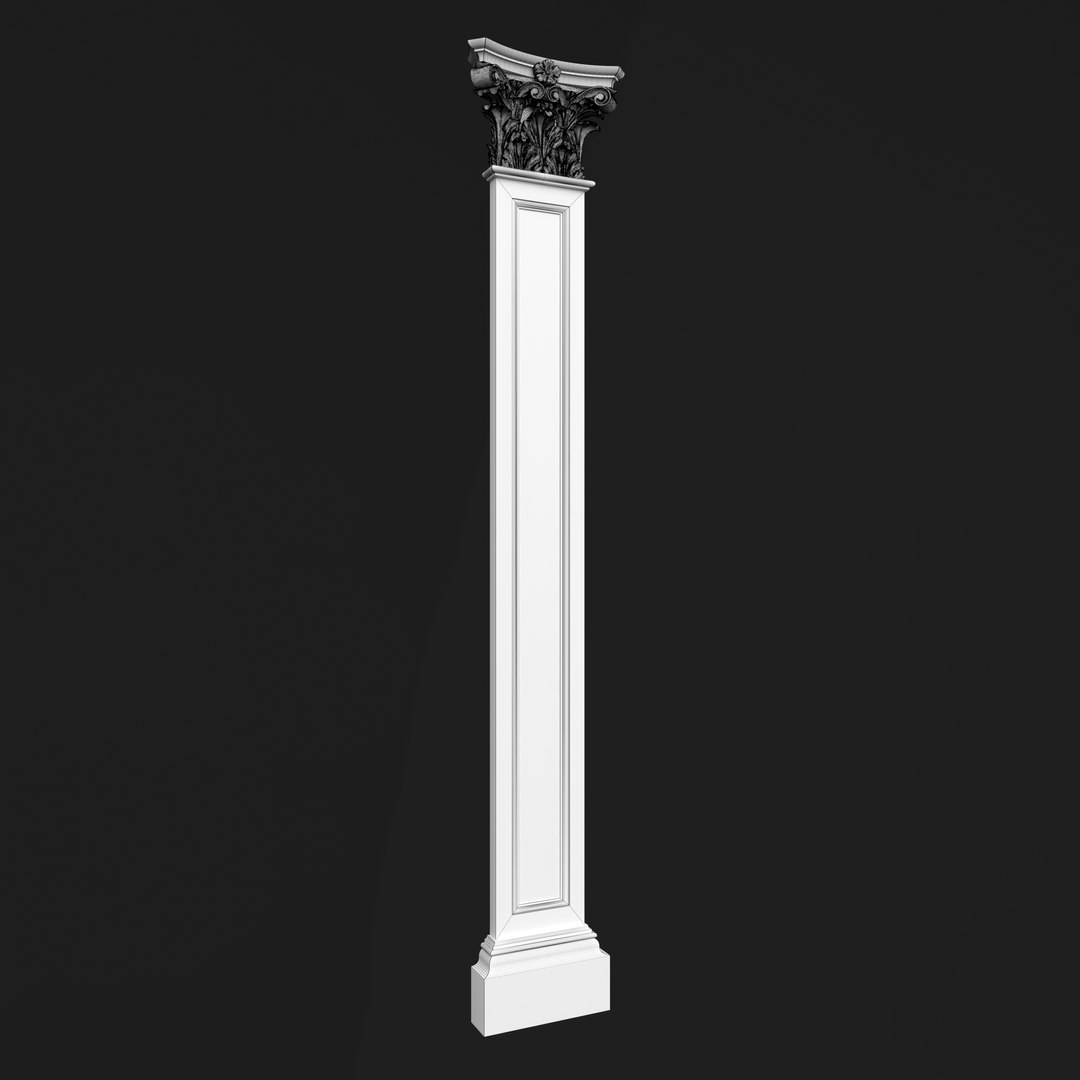 3D Column Decorative 03 Model - TurboSquid 2400601