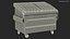 Industrial Dumpster with Open Lid