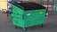 Industrial Dumpster with Open Lid