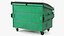 Industrial Dumpster with Open Lid