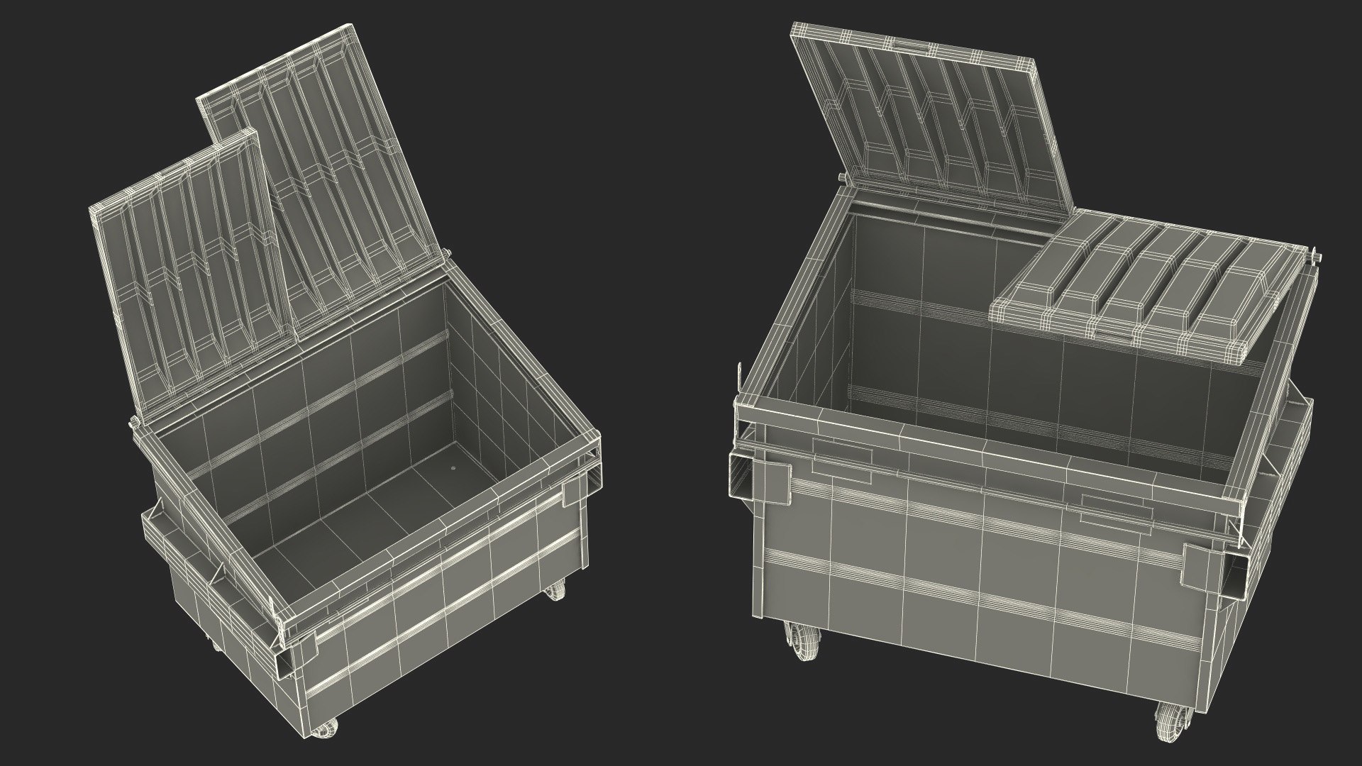 3D Industrial Dumpster with Open Lid https://p.turbosquid.com/ts-thumb/EK/21hdvW/p3/industrialdumpsterwithopenlidvray3dmodel034/jpg/1708651529/1920x1080/fit_q87/52531425cbea638a19af7adac44859c07077aeaf/industrialdumpsterwithopenlidvray3dmodel034.jpg