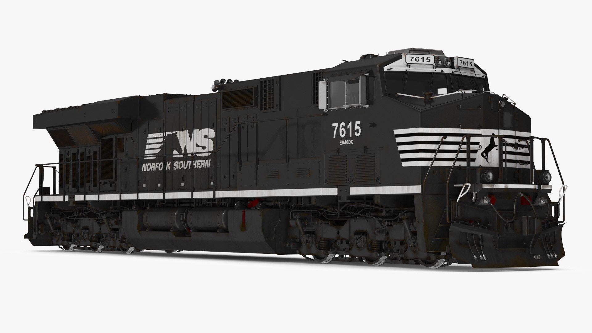 Norfolk Southern ES44AC Locomotive 3D model preview