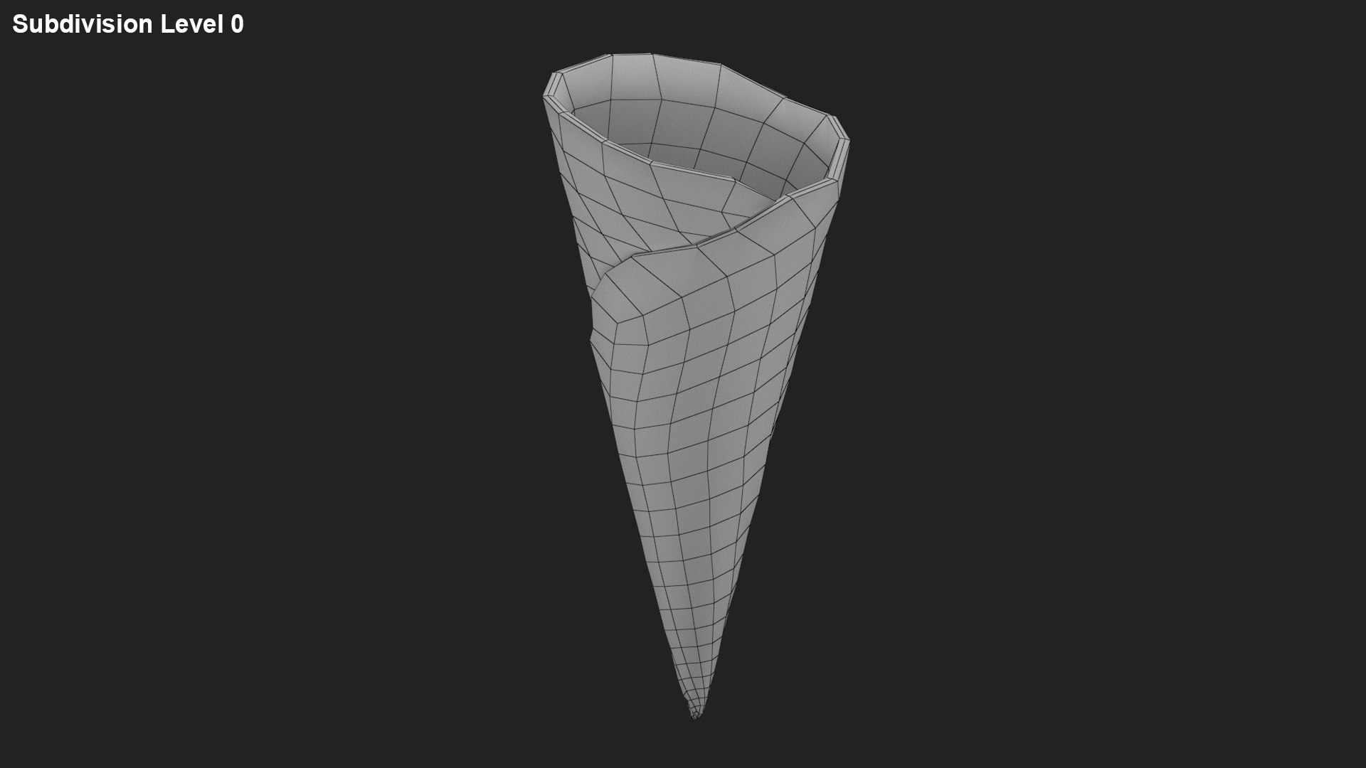Waffle Bowl Shape Collection 2 3D model https://p.turbosquid.com/ts-thumb/EK/CnBQ8c/Ea/wafflecone_02_f0001/jpg/1658578141/1920x1080/fit_q87/b28194e2ff3ab60421239d6116e8d9645462faa1/wafflecone_02_f0001.jpg