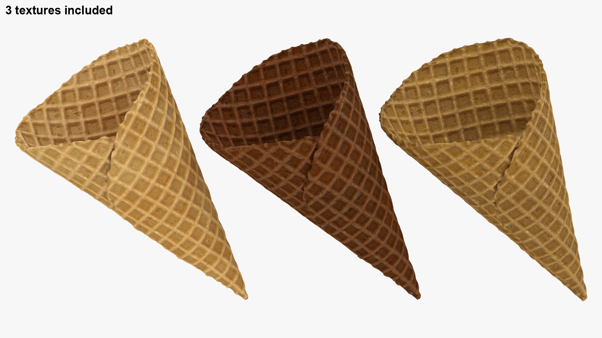 Waffle Bowl Shape Collection 2 3D model https://p.turbosquid.com/ts-thumb/EK/CnBQ8c/hz/wafflecone_01_a0002/jpg/1659788704/1920x1080/fit_q87/6bf3dfc10ecef26beb6df41b638c9ce3ed84ec19/wafflecone_01_a0002.jpg