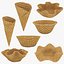 Waffle Bowl Shape Collection 2