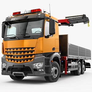 Generic Mobile Crane Truck 6X2 3D