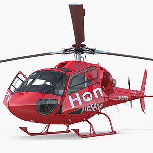 3D homeserve helicopter eurocopter as-355n