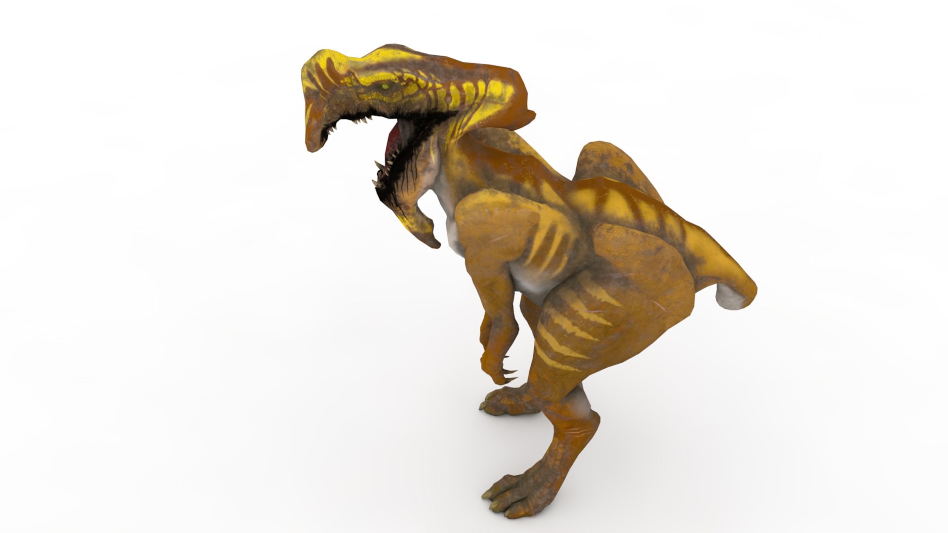 Dinossauro Pixelado Modelo 3D - TurboSquid 1937551