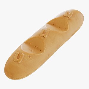 Nutella Chocolate Bar  B-ready Wafer 3D model