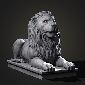 maya lion statue