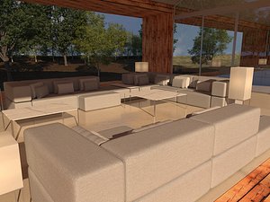 3D ramon tablet sofa tables model
