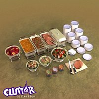 Clutter-Banquet Buffet 001