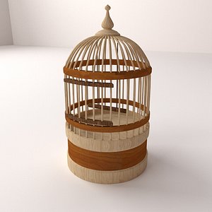 bird cage 3d model