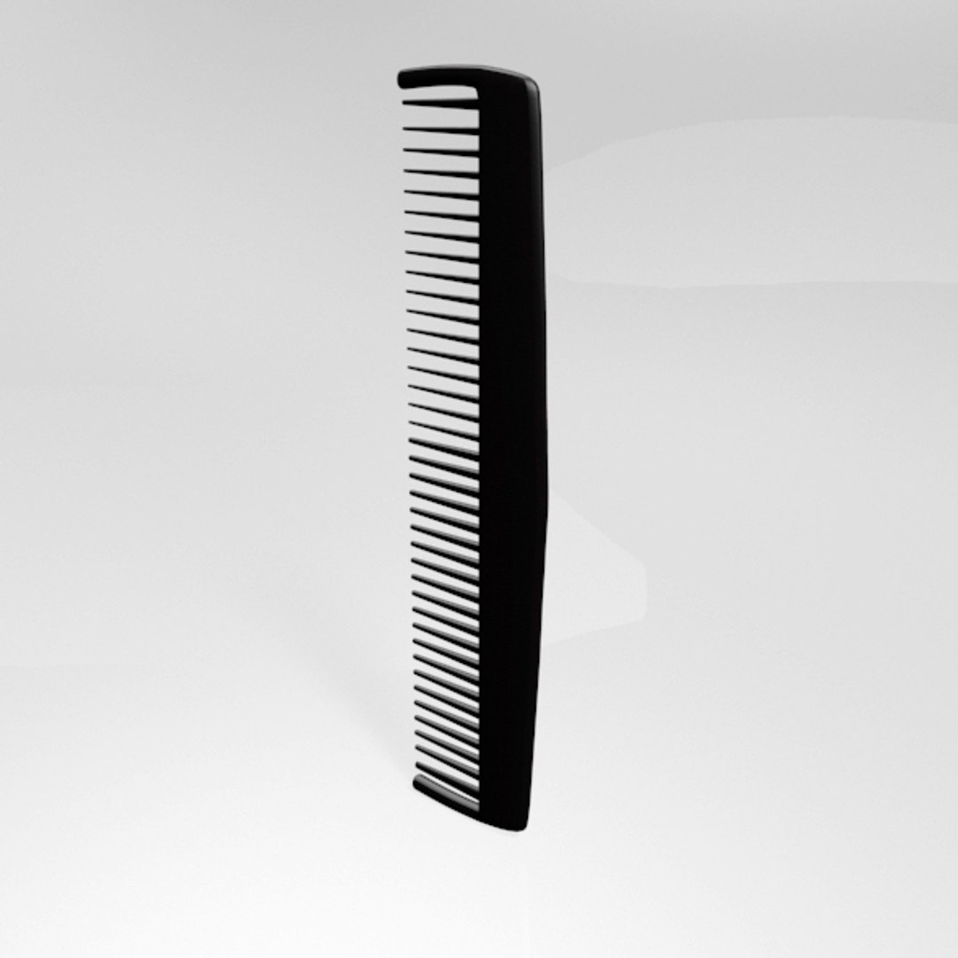 Hair Comb D Model Turbosquid