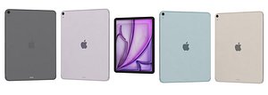 Apple iPad Air 13 2025 All Colors Low Poly