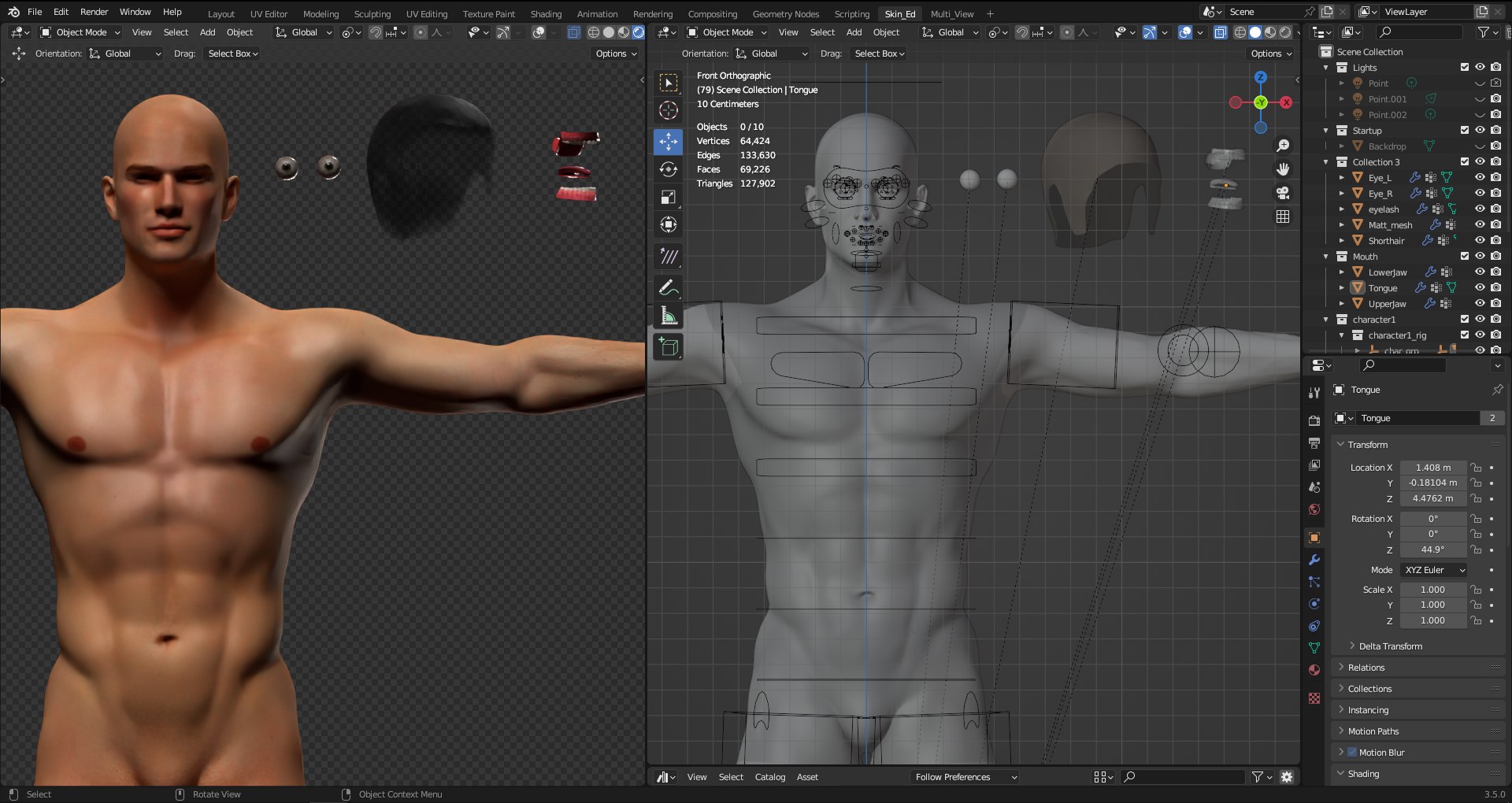 3D Realistic Man Game Ready Rigged Model - TurboSquid 2253351