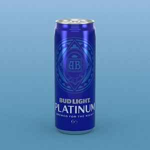 Bud Light Platinum Beer Slim Can 12oz