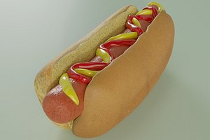 Hot dog with sauce