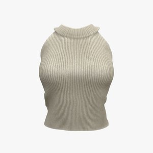 Summer Wooly Crop Top 3D model