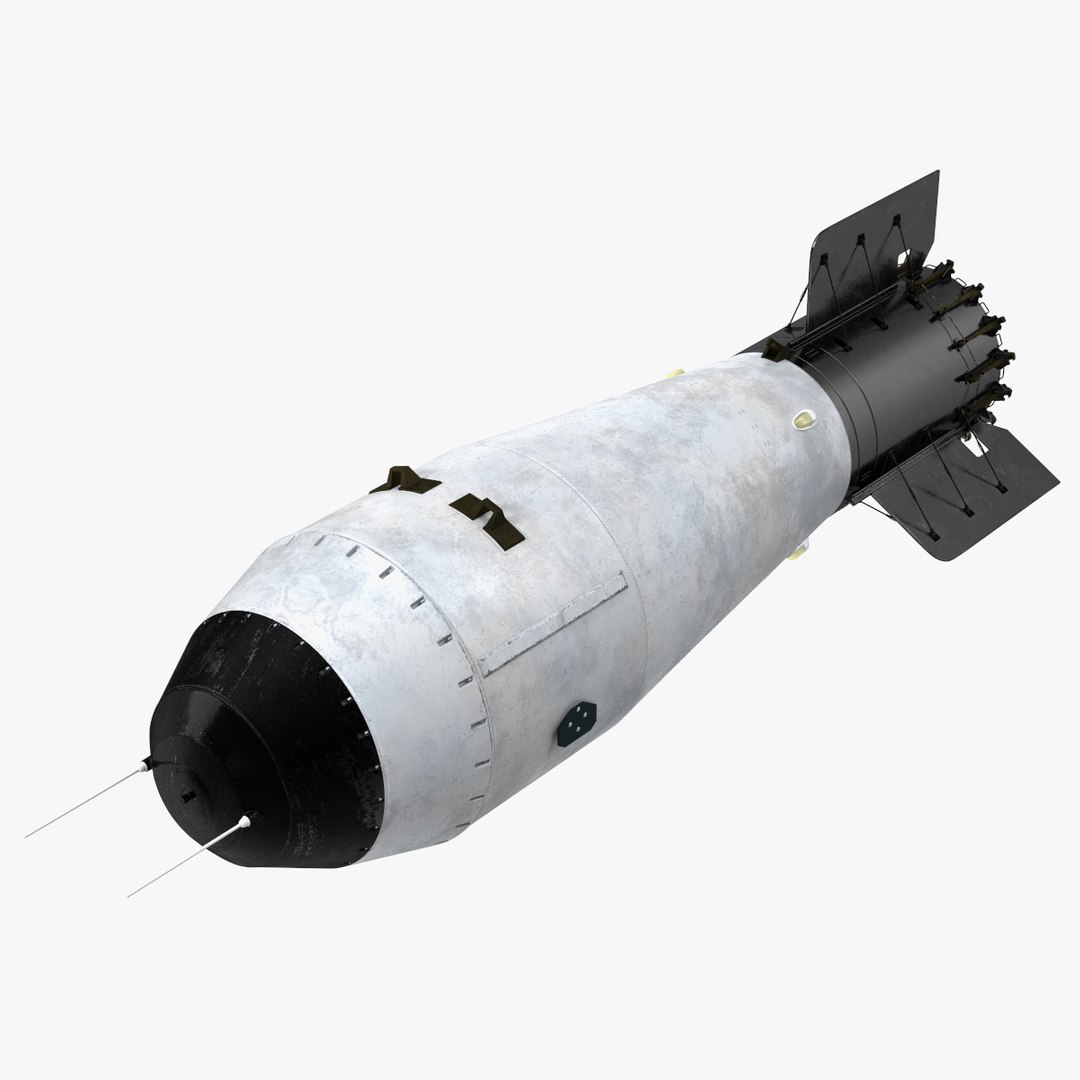 3D Soviet Thermonuclear Bomb AN602 model - TurboSquid 2065226