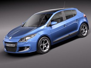 renault megane 2011 gt 3ds