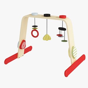 Ikea leka wooden baby gym online