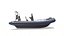 Rigid Inflatable Boat RHIB1 Low-poly PBR