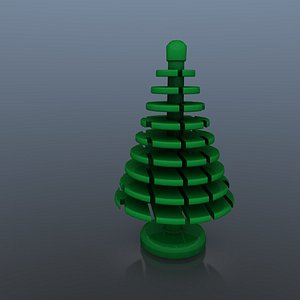 3d model lego tree