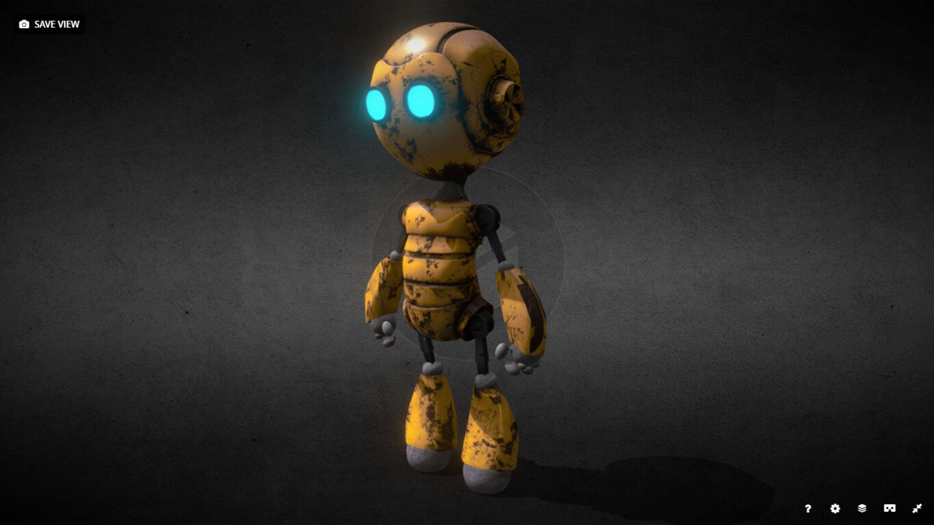 Robot Character 3D Model - TurboSquid 1610432