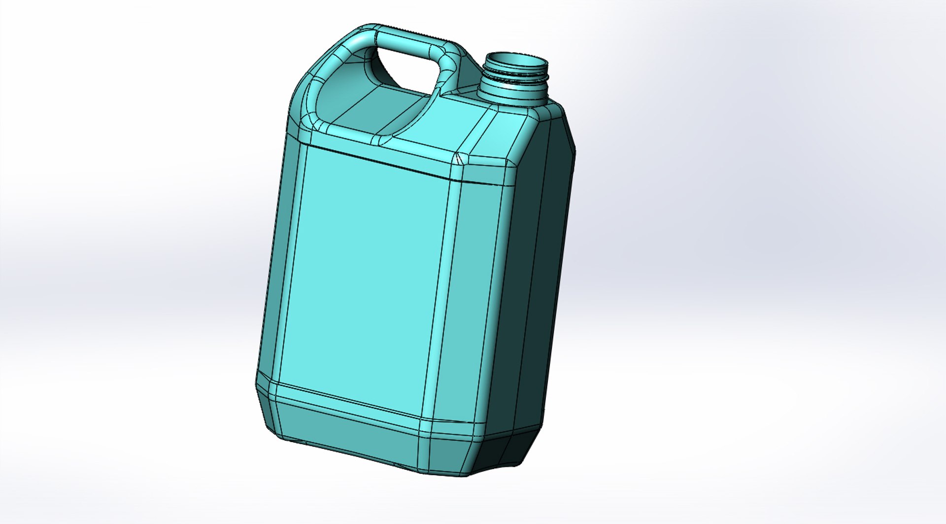 Bidon d'essence Jerry de 5 gallons Modèle 3D