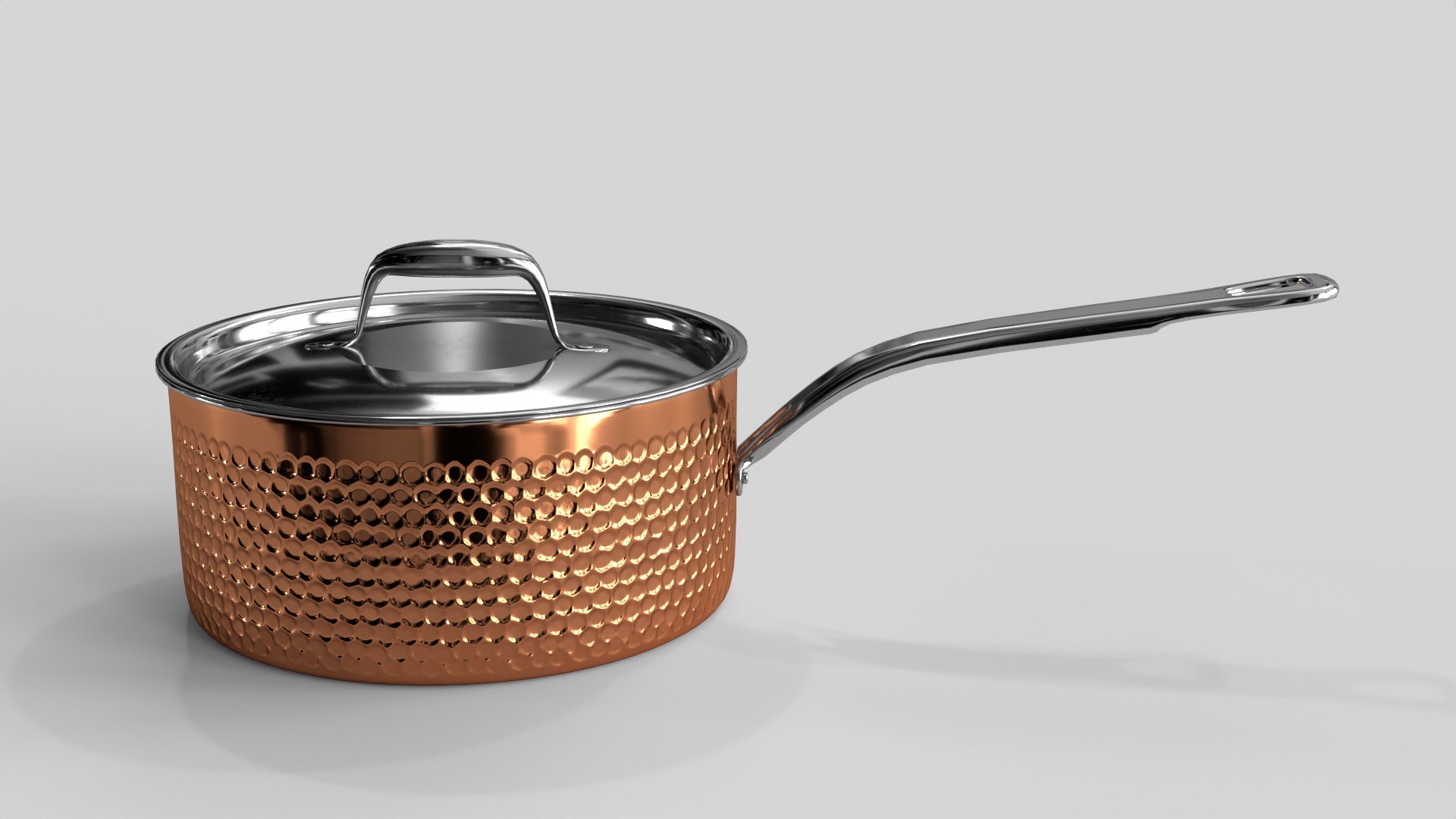 Stainless Steel Cookware Pan V3 3D Model - TurboSquid 2003045