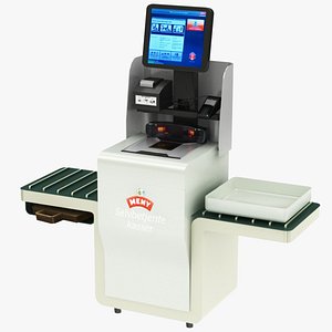 self checkout kiosk 3D model