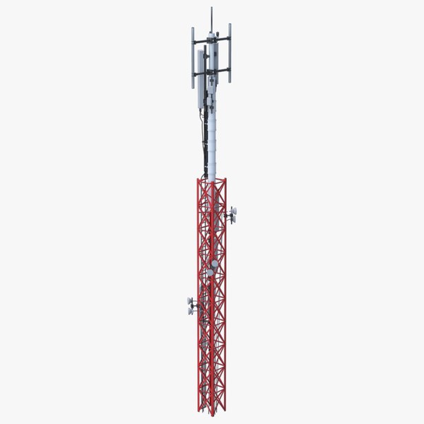 3D Cellular Tower - TurboSquid 1726645