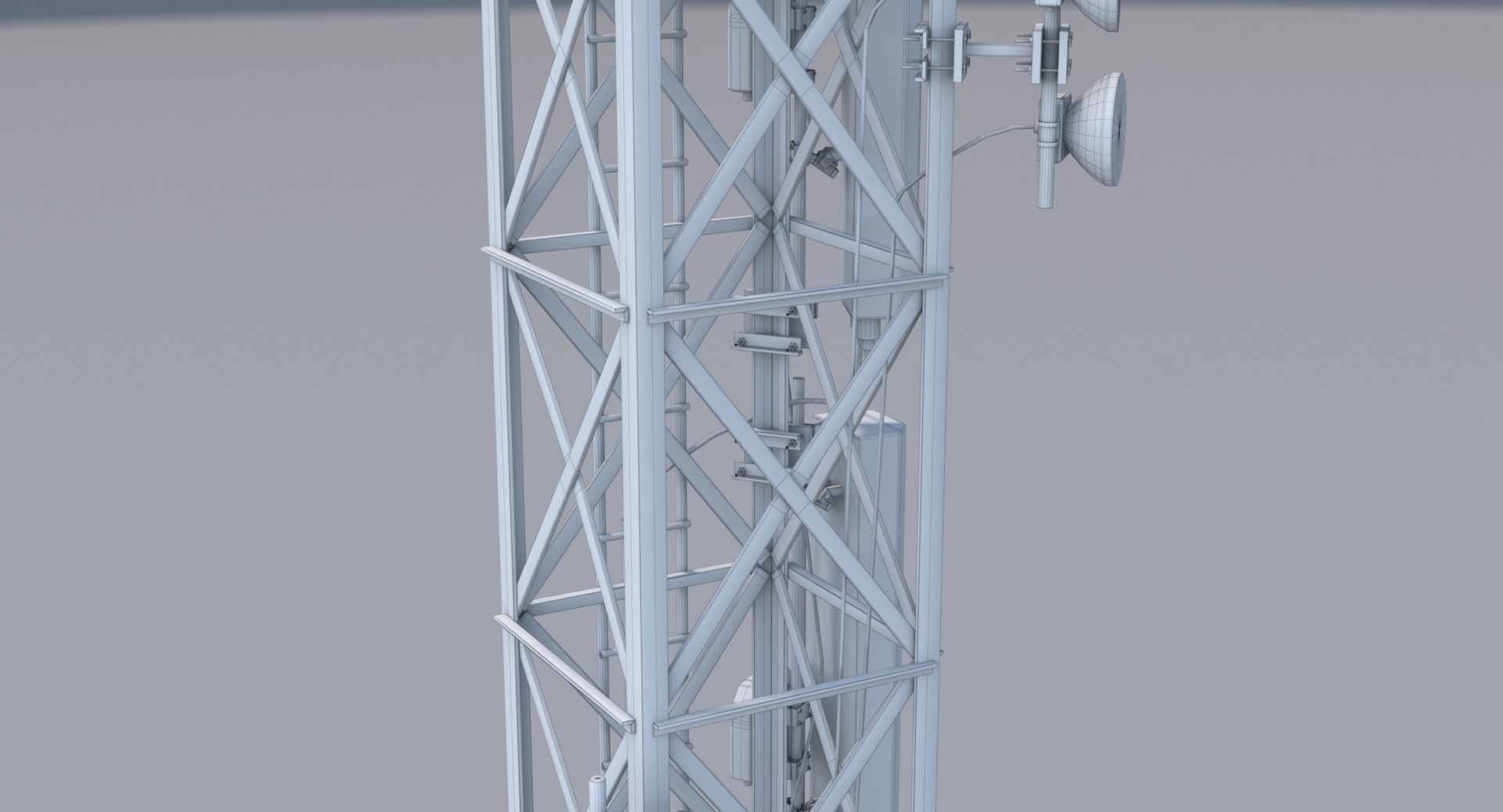 3D Cellular Tower - TurboSquid 1726645