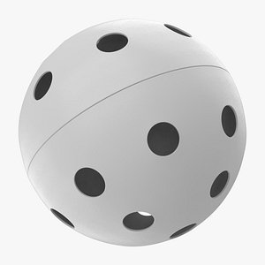 Wiffle Ball Baseball White 3D model