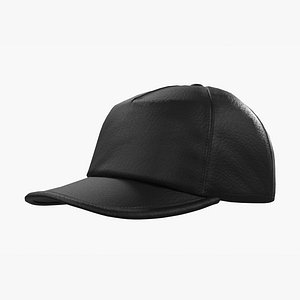 Low Poly Leather Baseball Cap
