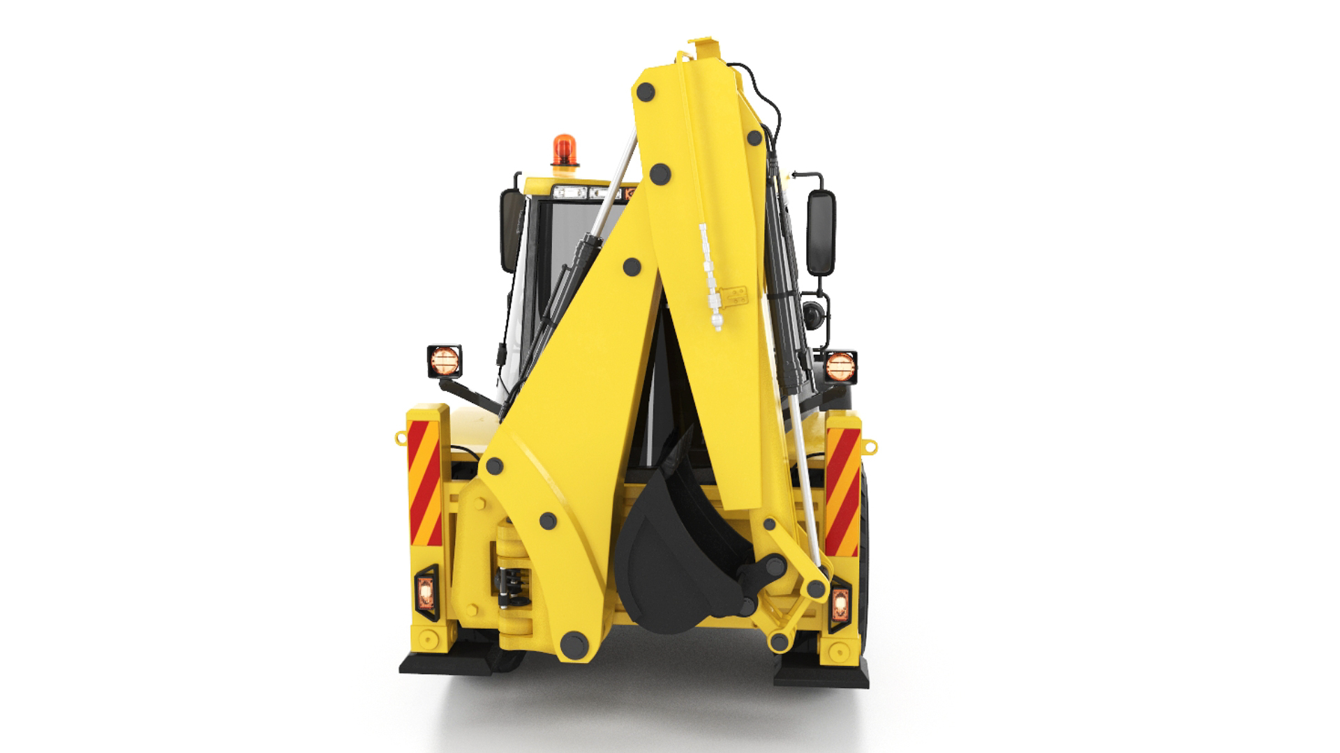 3d Model Backhoe Loader