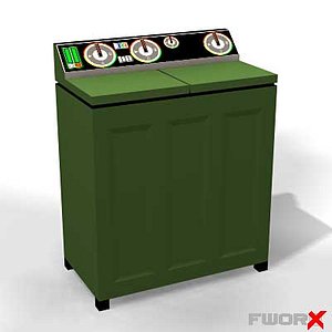 3d washing machine model