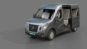3D model Nissan NV 400 Passenger Van