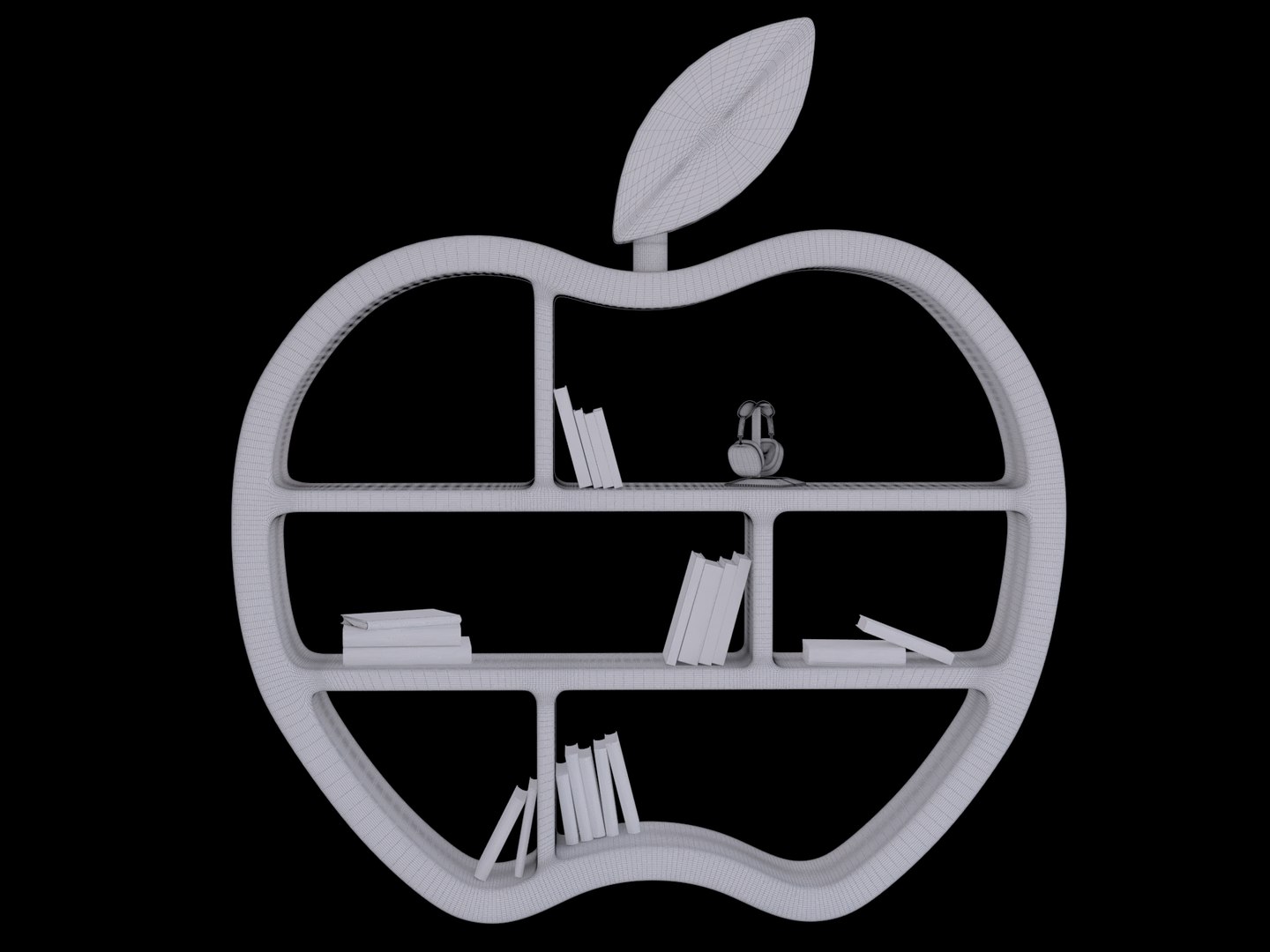 Apple Library Model - TurboSquid 2187875