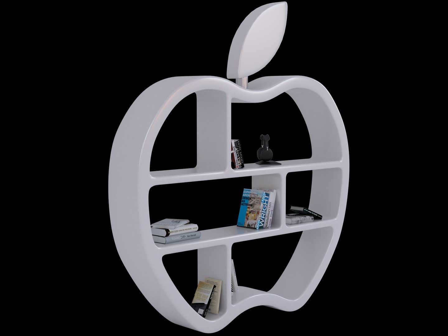 Apple Library Model Turbosquid 2187875