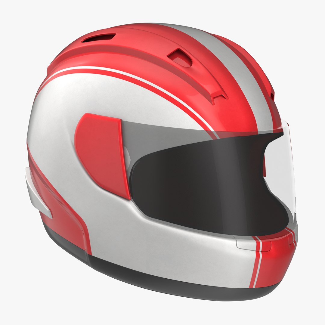 Motorcycle Helmet Generic 3D model preview
