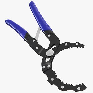 3D oil filter pliers rigged