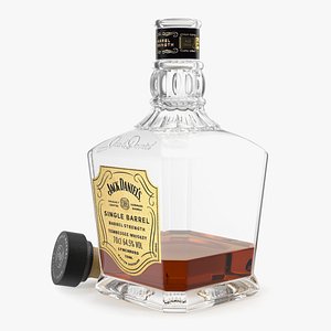 Jack Daniels Light Single-Barrel Opened 3D model