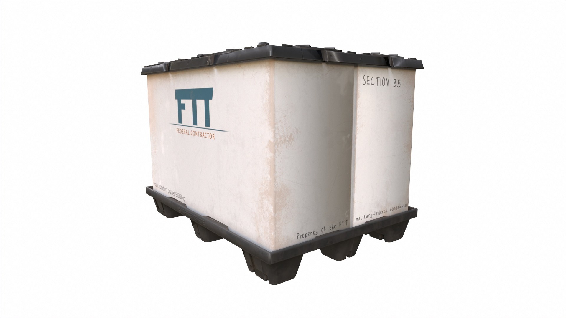 3D Military Crate A FTT - TurboSquid 2043397