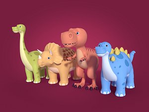 Cartoon Dinosaurs Collection