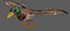 Pato Mallard Lowpoly Rigged